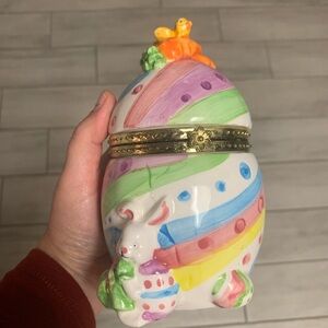 Colorful Easter Egg Trinket Box